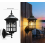 Solar Outdoor Wall Light Fitting Lantern Garden Security Lamp Waterproof 1