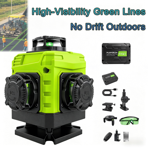 Laser level suitable for outdoor construction and interior decoration