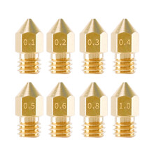 Extruderdüsen für 3D-Drucker 8 Stk Gold