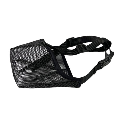 Nylon Dog Muzzle Black L