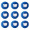 Waschball gegen Tierhaare 3er-Pack Blue  9er-Pack 1