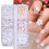 3D-Blumendekorationen für Nail Art White 1