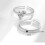 Verstellbarer offener Herzring Silver 3