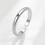 Verstellbarer offener Herzring Silver 5