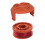 6 Pack WA0010 Replacement Trimmer Spool with Cap for Worx Weed Eater Orange 2