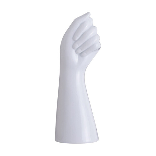 Künstlerische Keramik-Handskulptur-Vasen, moderne-Weiß