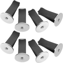 Magnetisches Büroklammer-Organizer-Set, 4-teiliges quadratisches Schreibtisch-Büroklammerhalter-Set