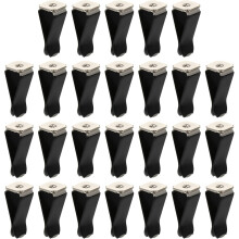 20 Stück Metall-Fotoclips mit Blumenmotiv, 1,5 x 130 mm, Blumen-, quadratische und herzförmige Formen