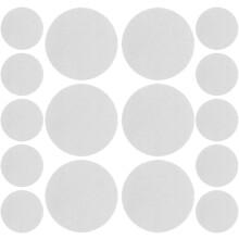 4 abnehmbare Wandtattoos, dekoratives Sonnenmuster, PVC, mildes PVC-Material