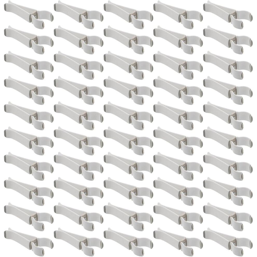 50Pcs Car Vent Clips Air Vent Clips For Car Perfume Outlet Vehicle For Suv Truck Rv Interior Accessories White 5455468220616