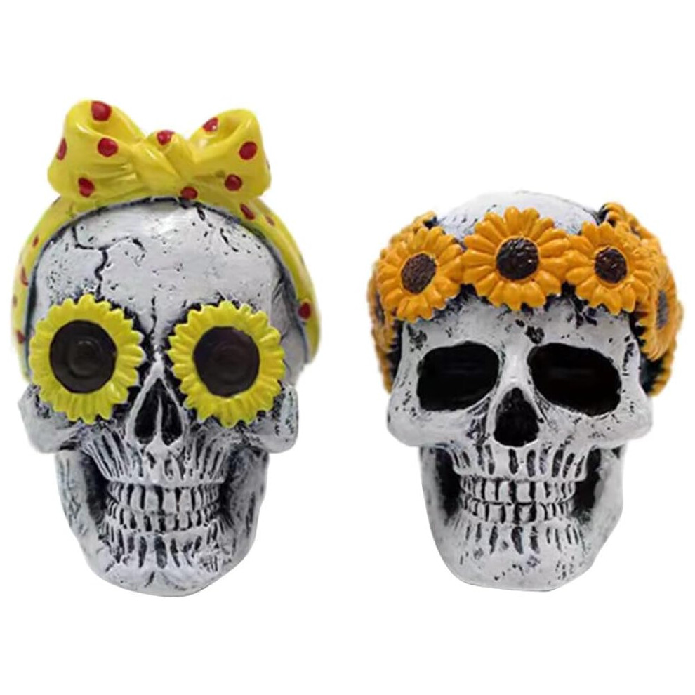 2Pcs Car Ghost Head Aromatherapy Decor Fragrance Oil For Car Interior Vent Clips Air Freshener 5455468220517