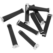 12-teiliger magnetischer Präsentationsständer aus Edelstahl mit Alligatorklemmen, flexibler, biegsamer Basis und weichen Gummikopfklemmen