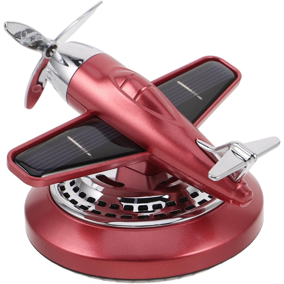 Car-Mounted Fighter Aircraft Sun-Powered Air Freshener Rotating Dashboard Decoration Car Fragrance Diffuser For Car Interior Aromatherapy 5455468220913