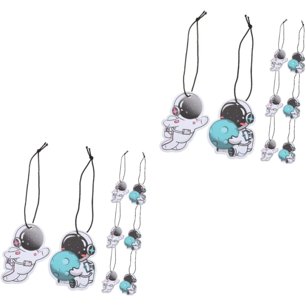 16Pcs Car Air Freshener Cute Astronaut Hanging Decor For Vehicle Interior Scent For Women Driving Atmosphere And Relieves Stress 5455468223068