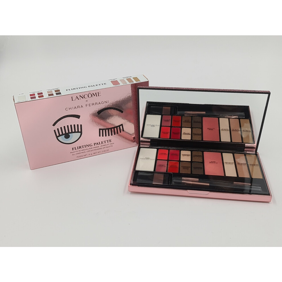 Lancome Makeup Palette X Chiara Ferragni Flirting All Over Face Lip & Eyes Gift Not,Specified