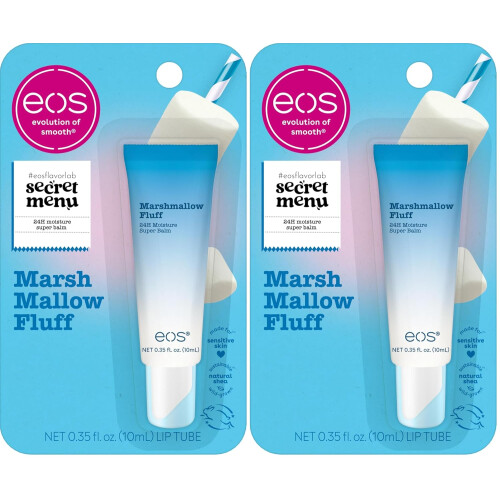 eos Super Balm-Marshmallow Fluff 0.35 fl oz, 2Pack