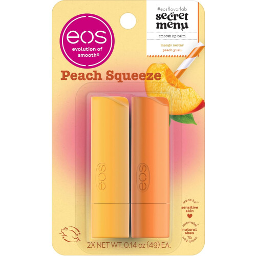 eos Flavor Lab Secret Menu Lip Balm 0.14 oz, 2Pack