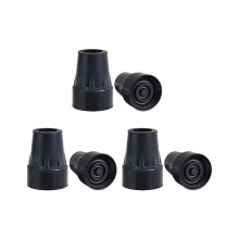 Kainalosauvan kärjet, 2,5 cm:n (2,5 cm) kestävät, liukumattomat kumiset kävelykepin kärjet, kävelykepin