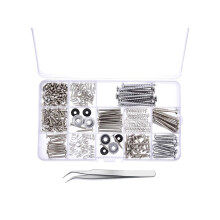 Gitarrenreparaturschrauben, 9-teiliges Set, Gitarrenzubehör, Gurtschnallen-Set, Pianistenwerkzeug