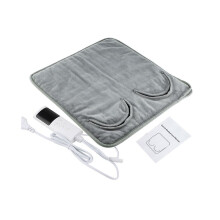 Voetenwarmer met timer, wintervoetenwarmer voor thuis en op kantoor, dubbelzijdige elektrische voetenwarmer.
