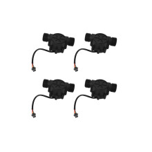 4 stuks waterdebietsensor DN25 DC3.5-24V 1 inch 2-100L/min Hall-debietmeter voor warmtepompen en waterverwarmers