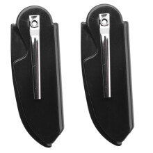 2 stuks handgemaakte opvouwbare haarclips/snorren/baardkammen voor dames en heren, draagbare stylingtools