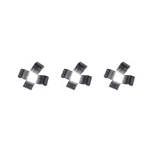 Set van 12 opzetkammen met metalen snijgeleider 3 mm 6 mm 9 mm 12 mm