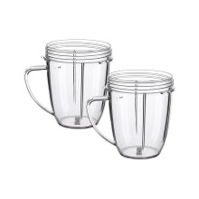 2 stuks 18oz mokken, vervangende bekers voor Nutribullet blender 600W & 900W