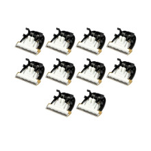 10x elektrische tondeuse/trimmer voor huisdieren, geschikt voor honden, met keramisch titanium mes (RFCD-9100)