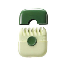 2-in-1 Haartrimmer, Kapperskam, Ponytrimmer, Haarverwijderaar, Make-uptool voor Thuisgebruik, Groen