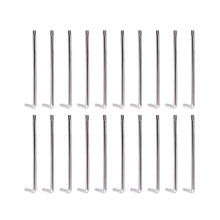 20x lange Torx-sleutel met anti-sabotagebeveiliging, zilverkleurig, T25 100 mm
