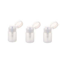 3 x 70 ml nagellak remover in plastic pompflacon met nagelkunstdispenser