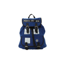 (colour) Doctor Tardis Who Dr Who Backpack Canvas Shoulder Bag Slouch Bag Gift Purse Xmas