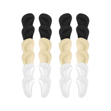 (24 stuks) Voetboogsteun, zachte gel-inlegzolen, voor plantaire fasciitis en platvoeten, verlichting