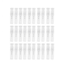 30 stuks transparante plastic flesjes van 2 ml met verstuiver, wegwerpflesjes voor parfum, lege proefverpakkingen