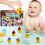 Adventskalender met 24 rubberen badeendjes, kerstcadeau 2