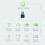 Bluetooth 5.0 USB-sovitin, USB Bluetooth-sovitin PC 5.0, Bluetooth 5.0 USB-sovitin PC:lle tukee 4