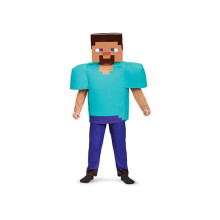 (Blauw, XL) Halloween Minecraft COS-kostuum voor kinderen, driedelige set