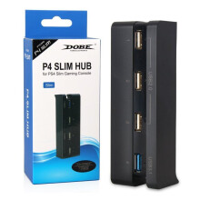 4-porttinen USB-keskitin PS4 Slim -konsolille