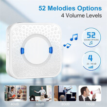 (Alleen bel) WIFI Deurbel Slimme Huis Telefoon Deurbel Camera Beveiligingsvideo Intercom