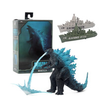 (Blauw + Oorlogsschip) Godzilla x Kong Burning Godzilla actiefiguren met beweegbare gewrichten