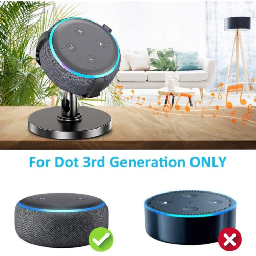 Amazon Echo Dot 3. sukupolven kaiutinteline ja telakkateline 1