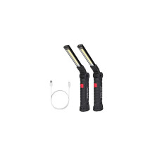 Coquimbo USB oplaadbare COB LED-werklamp met magnetische voet en haak - 800lm, 5 standen, opvouwbaar,