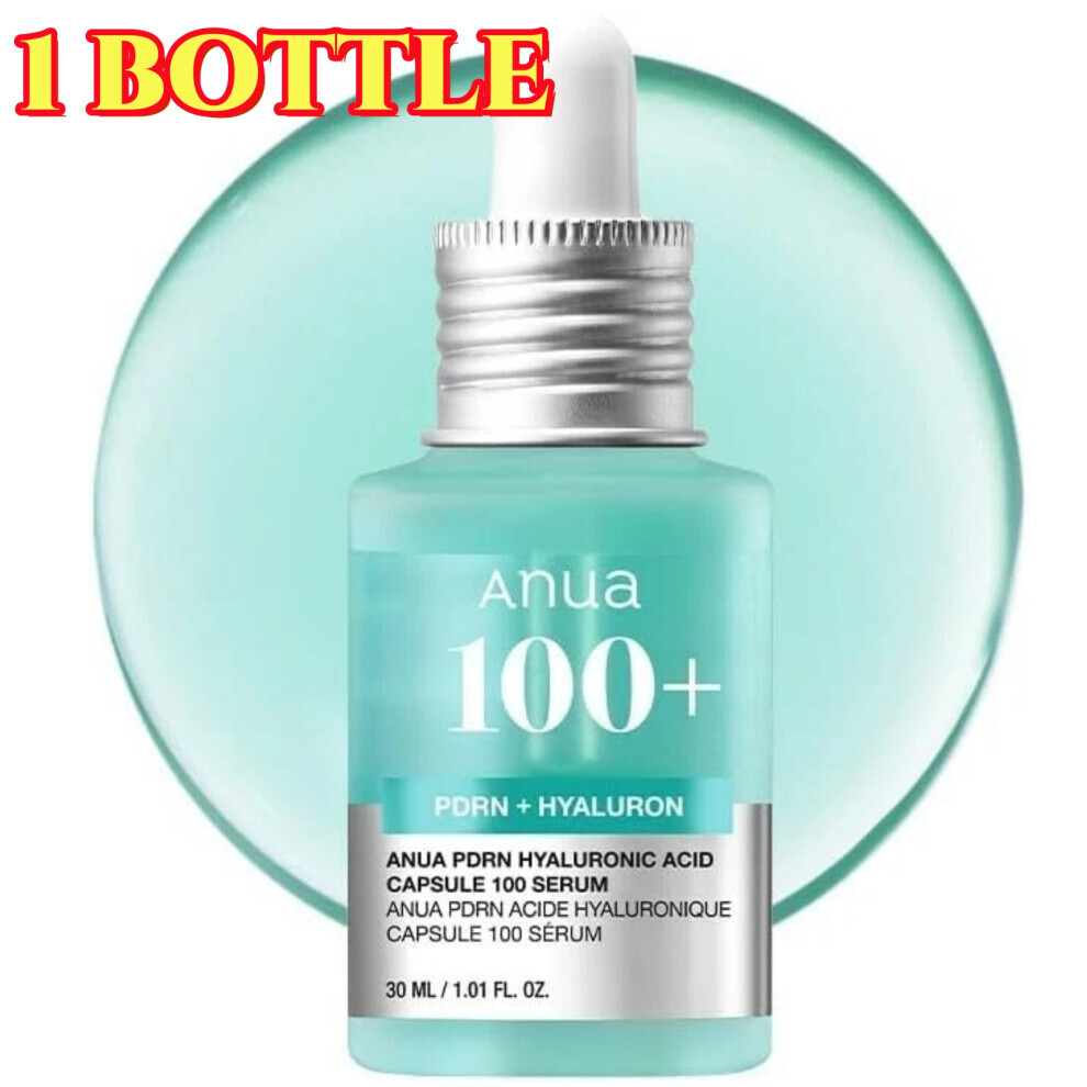 Anua PDRN Hyaluronic Acid Capsule 100+ Serum, Radiant Face Serum, Hyaluronic Acid, 30ml / 1.01 fl. oz