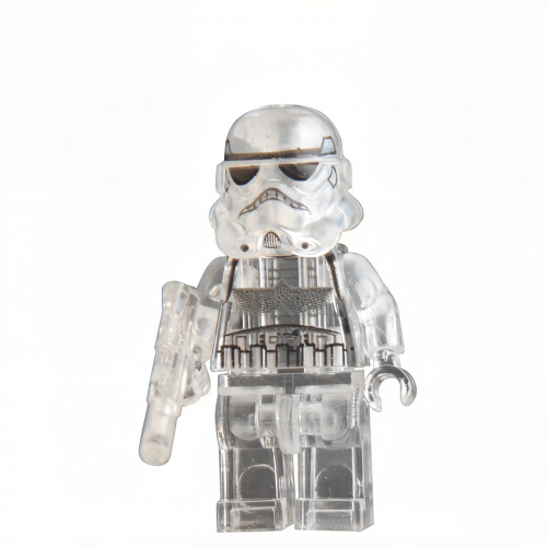 Transparent Stormtrooper Mini Figures Kit Birthday Gift for Children 1
