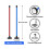Magnetic lie angle tool, golf swing, direction indicator, alignment, swing training aid, blue 2