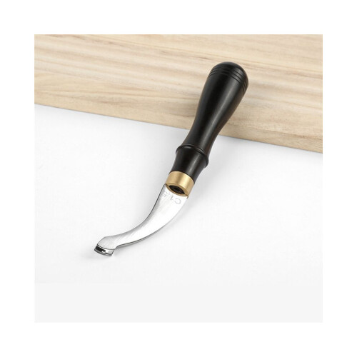 Professionele lederbewerkingstool voor het afwerken van lederranden. 1