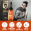 Haargel met kam voor mannen, stylingwaxoplossing 100 ml 4
