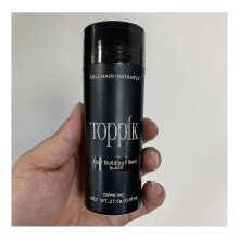 (musta) 2 kpl Toppik hiustenhoitokuituja, tummanruskeita, 27,5 g / 0,97 oz, hiustenhoito