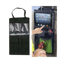 Auto-achterbank organizer met meerdere opbergvakken voor tablet/iPad, reishouder voor passagiers